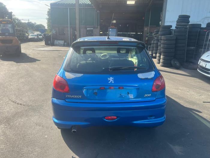 Peugeot 206 1.4 XR,XS,XT,Gentry Samochód złomowany (2007, Niebieski)