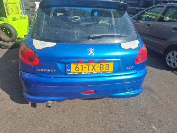 Peugeot 206 1.4 XR,XS,XT,Gentry Samochód złomowany (2007, Niebieski)