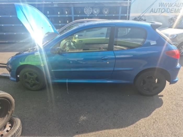 Peugeot 206 1.4 XR,XS,XT,Gentry Samochód złomowany (2007, Niebieski)