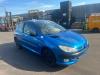 Peugeot 206 1.4 XR,XS,XT,Gentry Samochód złomowany (2007, Niebieski)