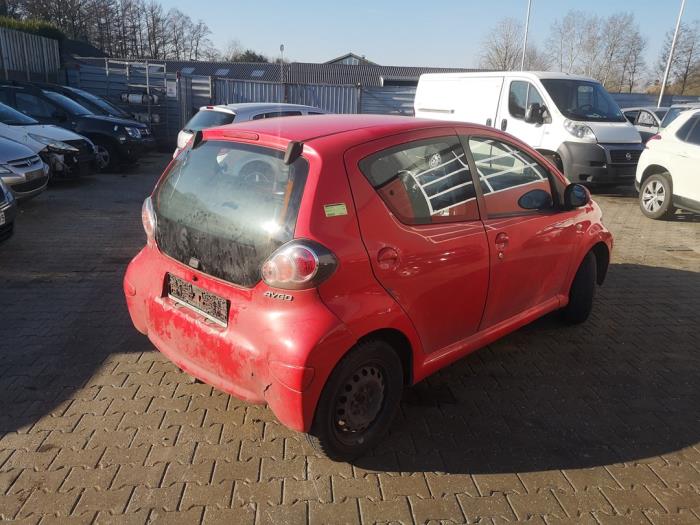 Toyota Aygo 1.0 12V VVT-i Vehículo de desguace (2009, Rojo)