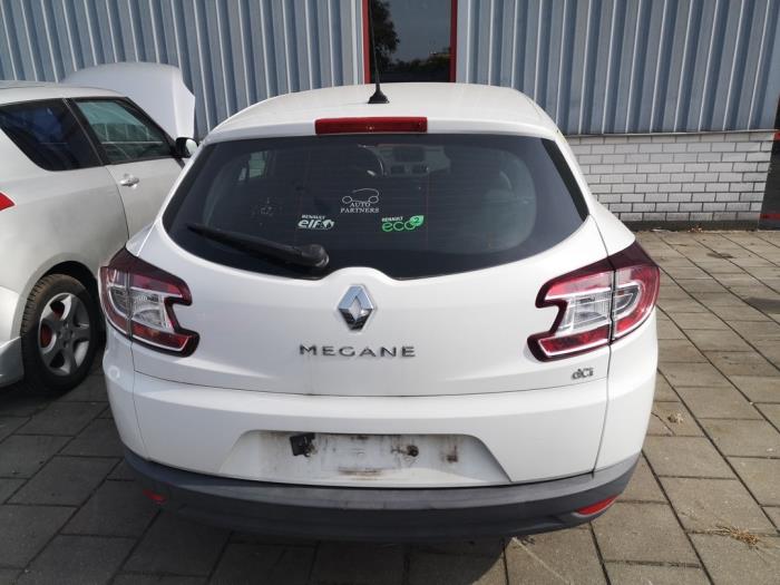Renault Megane III Grandtour 1.5 dCi 90 Vehículo de desguace (2012, Blanco