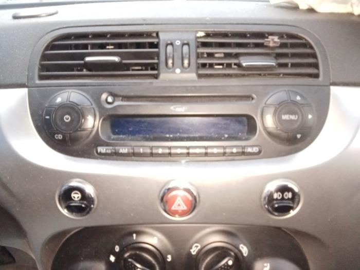 Fiat 500 1.2 Schrottauto (2009, Grau)