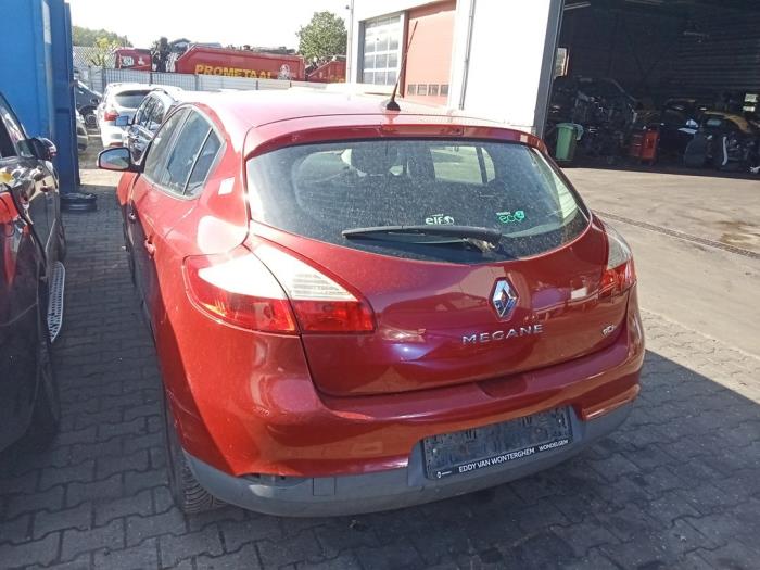 Renault Megane III Berline 1.5 dCi 90 Samochód złomowany (2012, Czerwony)