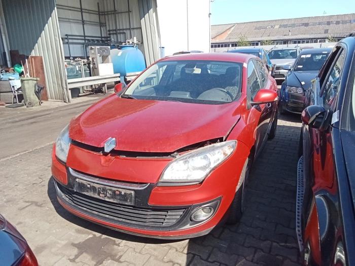 Renault Megane III Berline 1.5 dCi 90 Samochód złomowany (2012, Czerwony)