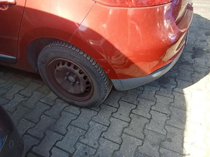 Renault Megane III Berline 1.5 dCi 90 Samochód złomowany (2012, Czerwony)