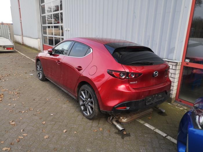 Mazda 3 Sport 2.0 SkyActiv-G 122 Mild Hybrid 16V Samochód złomowany (2021, Czerwony)