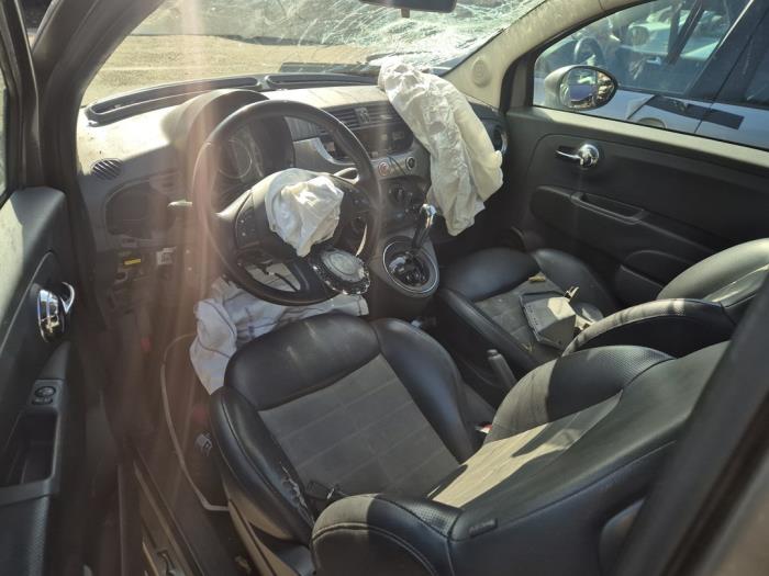 Fiat 500 1.2 Samochód złomowany (2010, Szary)