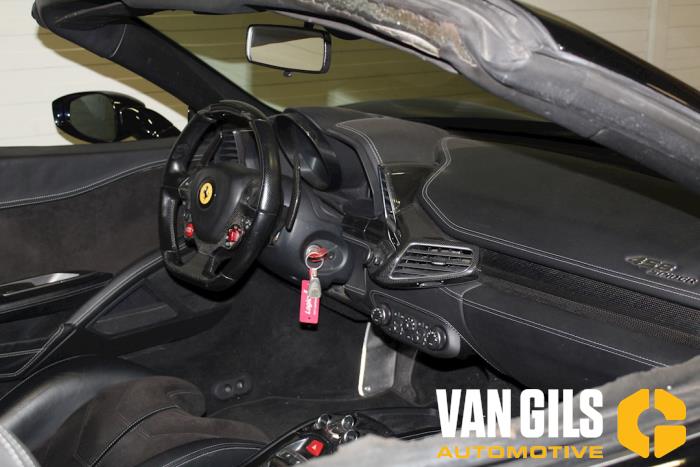 Ferrari 458 Spider 4.5 V8 32V DCT Salvage vehicle (2012, Black)