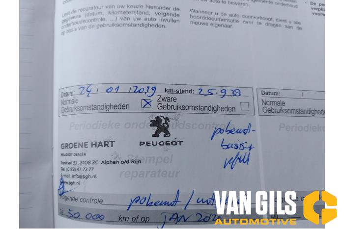 Peugeot 208 I 1.6 Blue HDi 100 Vehículo de desguace (2018, Blanco)