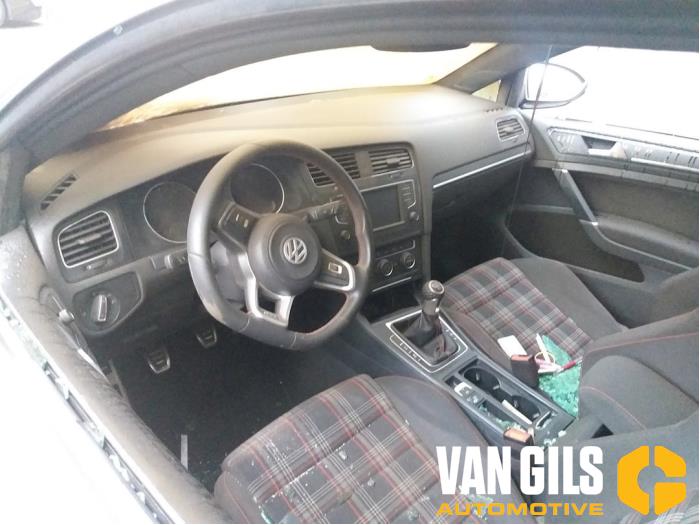 Volkswagen Golf VII 2.0 GTI 16V Épave (2017, Blanc)