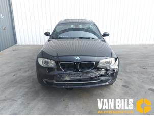 BMW 1 serie 123d 16V Vehículo de desguace (2008, Negro)