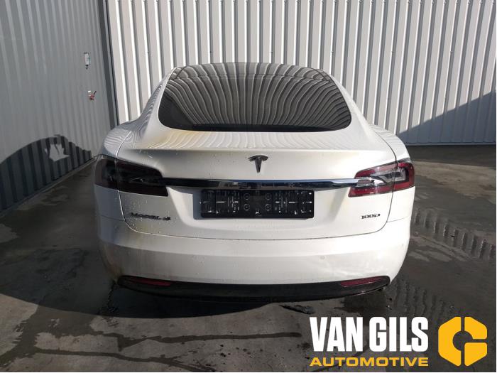 Tesla Model S 100D Vehículo de desguace (2018, Blanco)