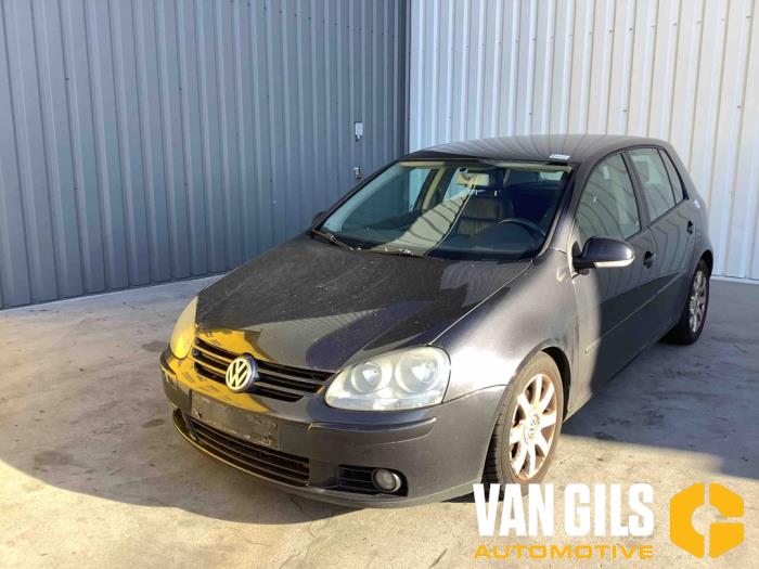 Volkswagen Golf V 2.0 TDI 16V Samochód złomowany (2004, Czarny)