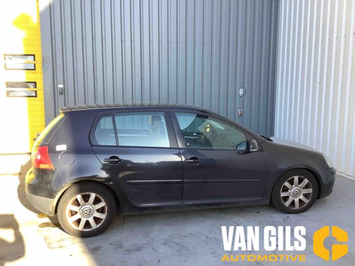 Volkswagen Golf V 2.0 TDI 16V Samochód złomowany (2004, Czarny)