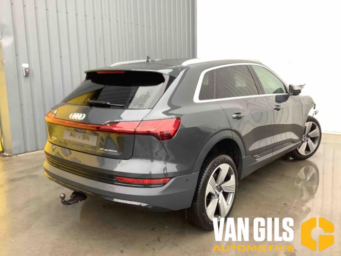 Audi e-tron 55 quattro Samochód złomowany (2019, Szary)
