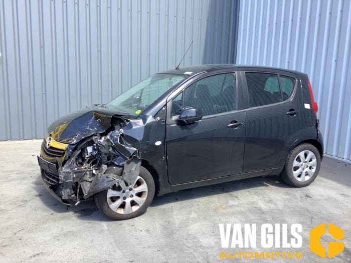 Opel Agila 1.2 16V Vehículo de desguace (2008, Metálico, Negro)