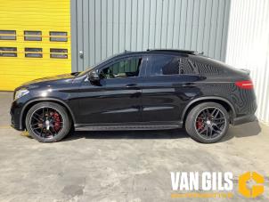 Mercedes GLE AMG Coupe 5.5 63 S AMG V8 biturbo 32V 4-Matic Épave (2017, Métallisé, Noir)