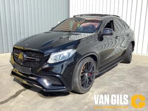 Mercedes GLE AMG Coupe 5.5 63 S AMG V8 biturbo 32V 4-Matic Épave (2017, Métallisé, Noir)