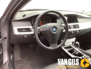 BMW 5 serie Touring 525i 24V Épave (2007, Gris)