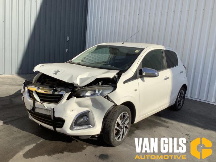 Peugeot 108 1.0 12V Épave (2014, Blanc)