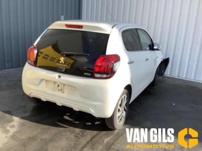 Peugeot 108 1.0 12V Épave (2014, Blanc)