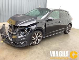 Volkswagen Polo VI 1.0 TSI 12V Vehículo de desguace (2024, Negro)