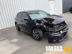 Volkswagen Polo VI 1.0 TSI 12V Vehículo de desguace (2024, Negro)