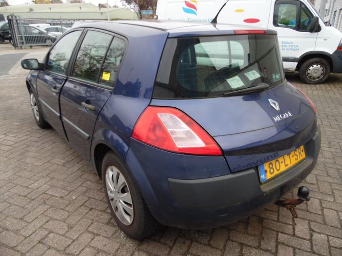 Renault Megane II 1.6 16V Samochód złomowany (2003, Niebieski)