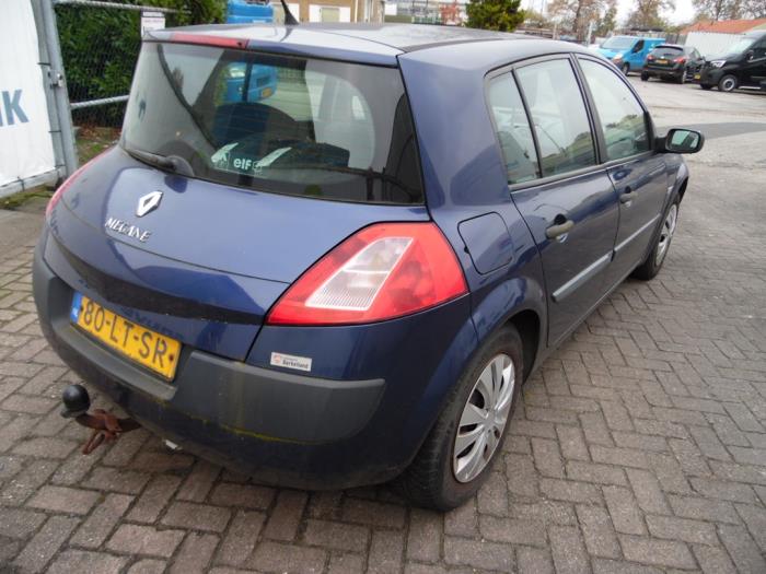 Renault Megane II 1.6 16V Samochód złomowany (2003, Niebieski)