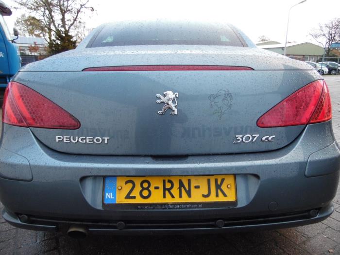 Peugeot 307 CC 2.0 16V Coche dañado (2005, Gris)