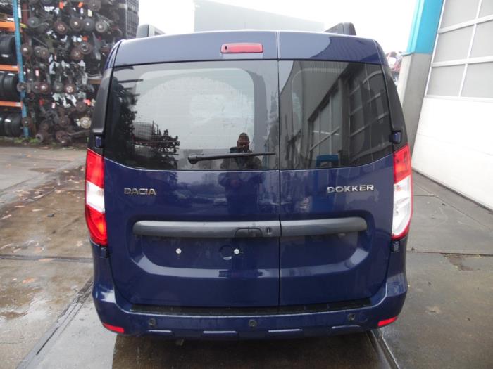Dacia Dokker 1.6 16V LPG Samochód złomowany (2017, Niebieski)