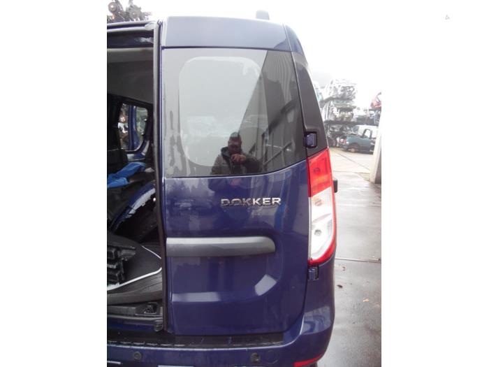 Dacia Dokker 1.6 16V LPG Samochód złomowany (2017, Niebieski)