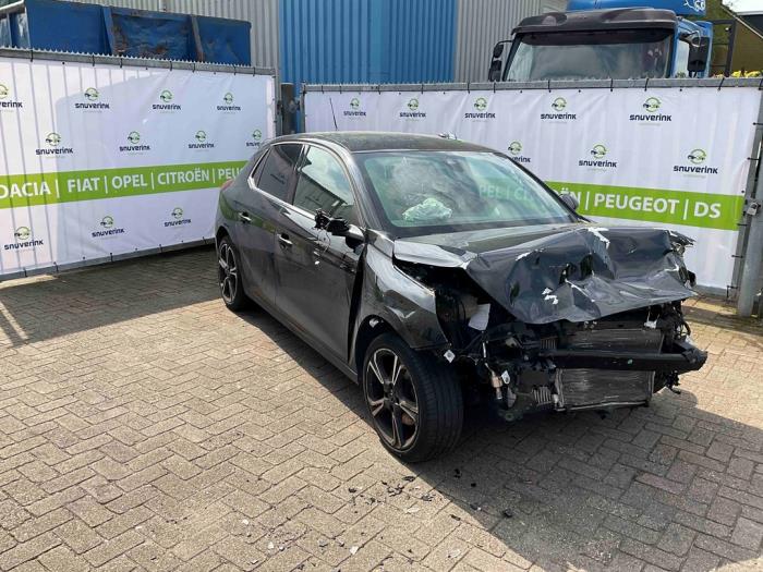 Opel Corsa F 1.2 Turbo 12V 100 Damaged vehicle (2021, Black)