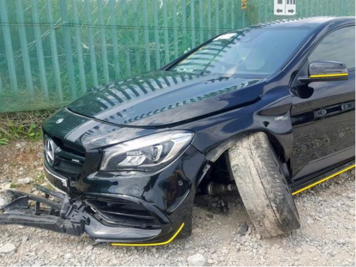 Mercedes CLA 2.0 AMG CLA-45 Turbo 16V Salvage vehicle (2018, Metallic, Black)