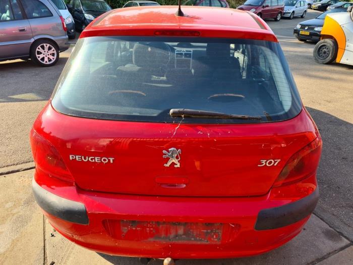 Peugeot 307 1.6 16V Samochód złomowany (2002, Czerwony)