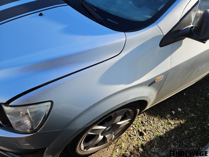 Chevrolet Aveo 1.2 16V Épave (2012, Gris)