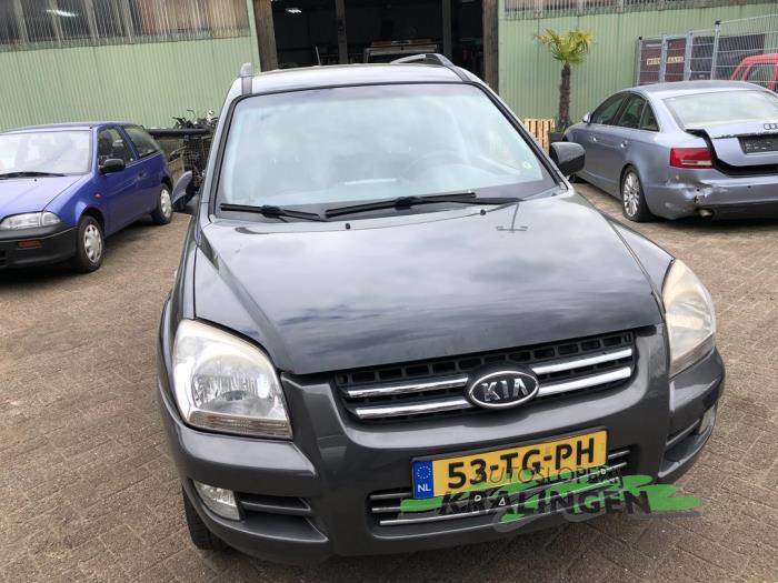Kia Sportage 2.0 CVVT 16V 4x2 Voiture accidentée (2006, Noir)