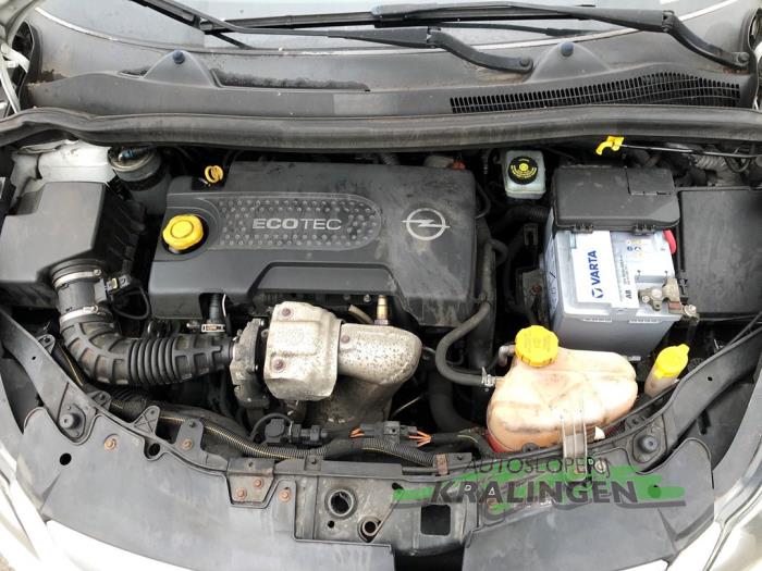 Opel Corsa D 1.3 CDTi 16V ecoFLEX Salvage vehicle (2012, White)