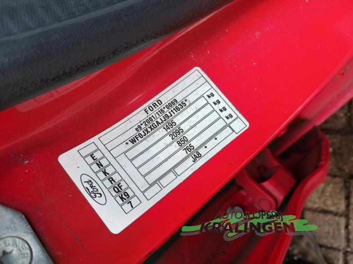 Ford Fiesta 6 1.25 16V Salvage vehicle (2009, Red)
