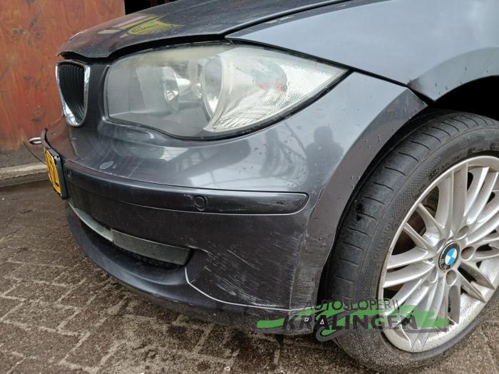 BMW 1 serie 116i 1.6 16V Schrottauto (2008, Grau)