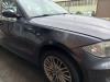 BMW 1 serie 116i 1.6 16V Schrottauto (2008, Grau)