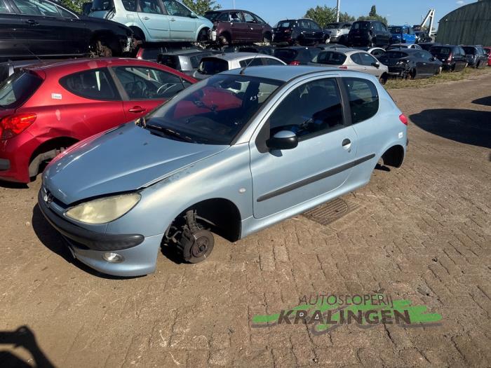 Peugeot 206 1.4 XR,XS,XT,Gentry Vehículo de desguace (2002, Gris)