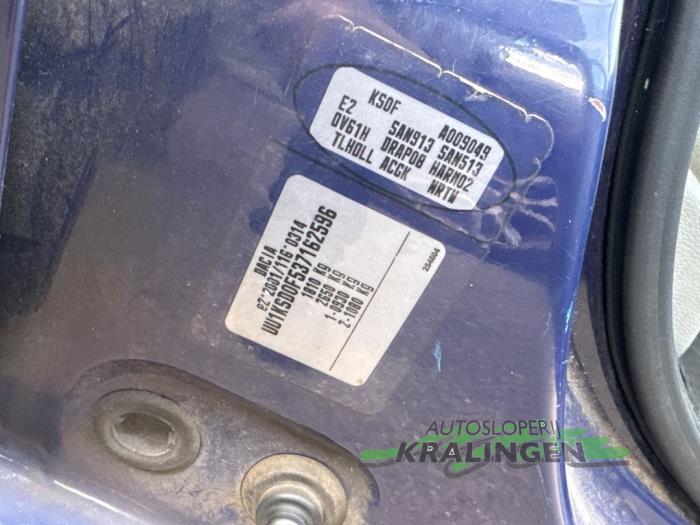 Dacia Logan MCV 1.6 Voiture accidentée (2007, Bleu)