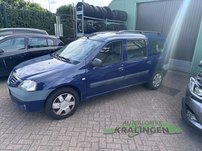 Dacia Logan MCV 1.6 Voiture accidentée (2007, Bleu)