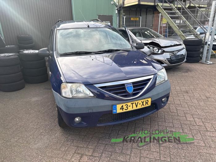 Dacia Logan MCV 1.6 Voiture accidentée (2007, Bleu)