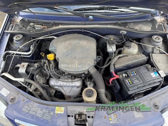 Dacia Logan MCV 1.6 Voiture accidentée (2007, Bleu)