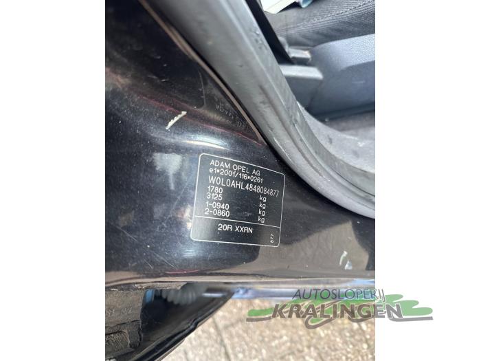 Opel Astra H 1.8 16V Skrotfordon (2004, ZWART)