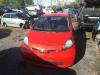 Toyota Aygo 1.0 12V VVT-i Vehículo de desguace (2008, Rojo)