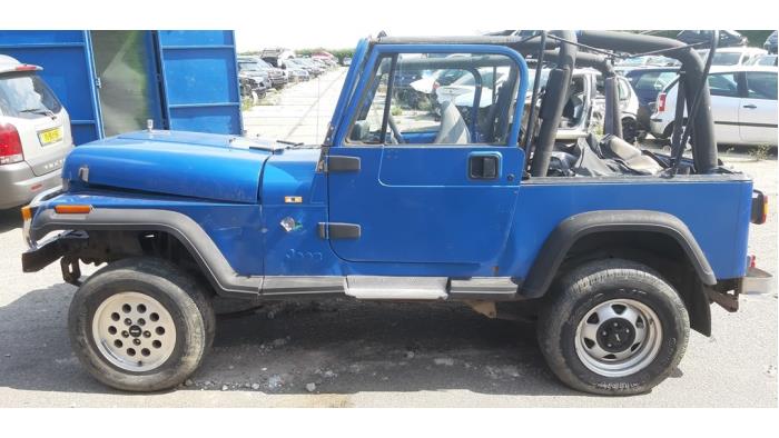 Jeep Wrangler 2.5 Salvage vehicle (1990, Blue)